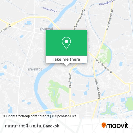 ถนนบางกะดี-สายใน map