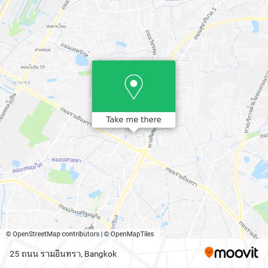 25 ถนน รามอินทรา map