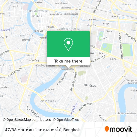 47/38 ซอยพิชัย 1 ถนนสาธรใต้ map