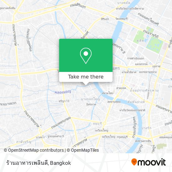 ร้านอาหารเพลินดี map