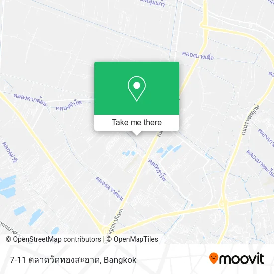 7-11 ตลาดวัดทองสะอาด map