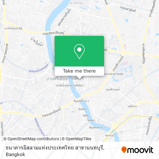 ธนาคารอิสลามแห่งประเทศไทย สาขานนทบุรี map