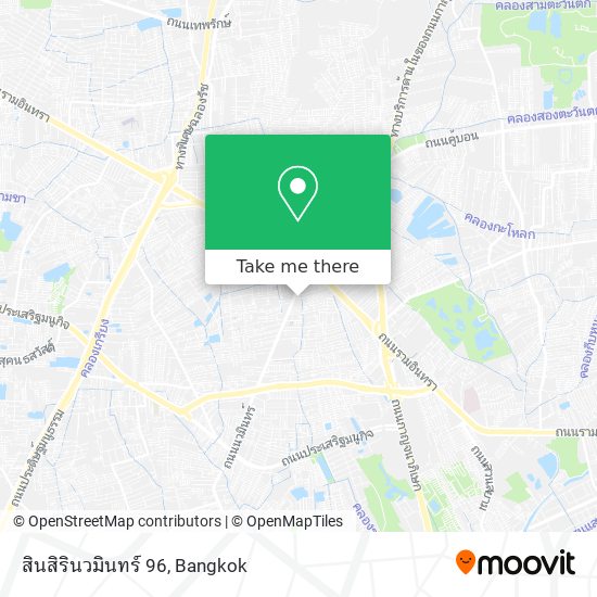 สินสิรินวมินทร์ 96 map