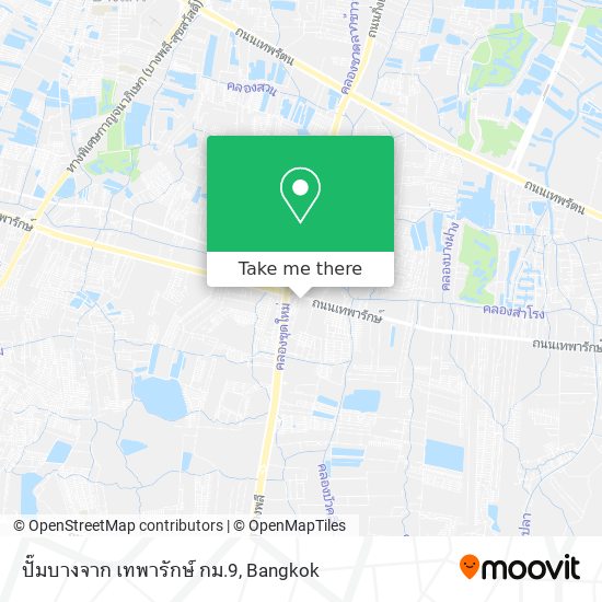 ปั๊มบางจาก เทพารักษ์ กม.9 map