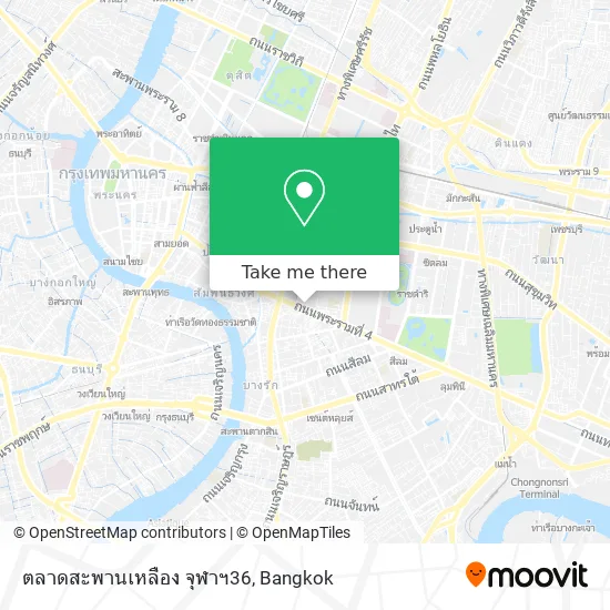 ตลาดสะพานเหลือง จุฬาฯ36 map