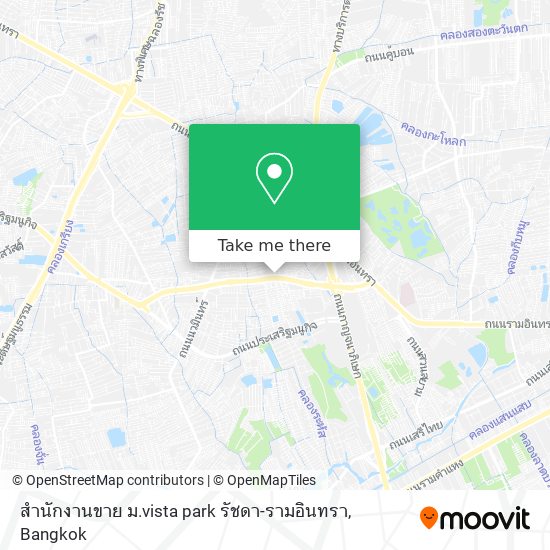 สำนักงานขาย ม.vista park รัชดา-รามอินทรา map