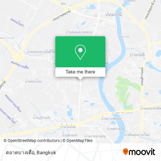 ตลาดบางเดื่อ map