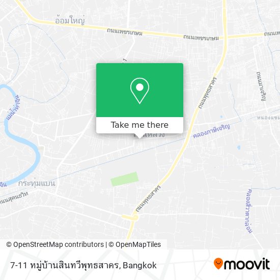 7-11 หมู่บ้านสินทวีพุทธสาคร map
