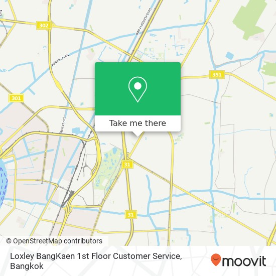Loxley BangKaen 1st Floor Customer Service map