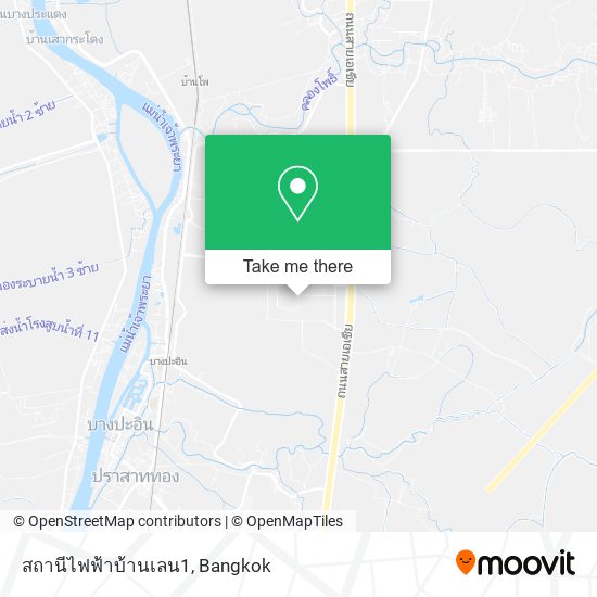 สถานีไฟฟ้าบ้านเลน1 map