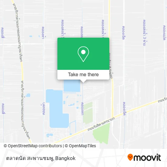 ตลาดนัด สะพานชมพู map