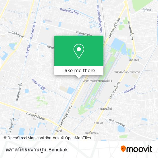 ตลาดนัดสะพานปูน map