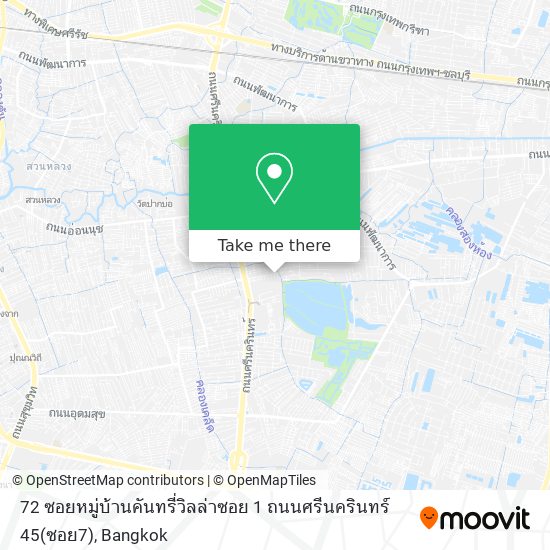 72 ซอยหมู่บ้านคันทรี่วิลล่าซอย 1 ถนนศรีนครินทร์ 45(ซอย7) map