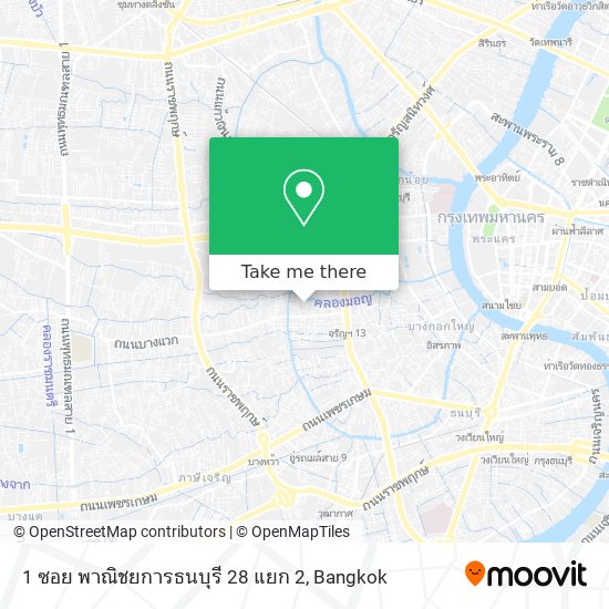 1 ซอย พาณิชยการธนบุรี 28 แยก 2 map