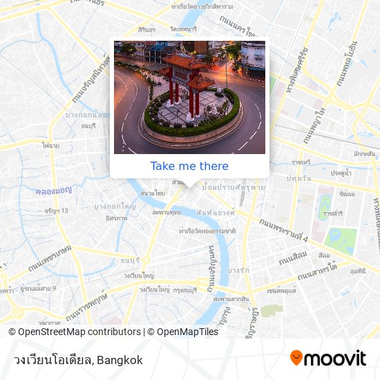วงเวียนโอเดียล map
