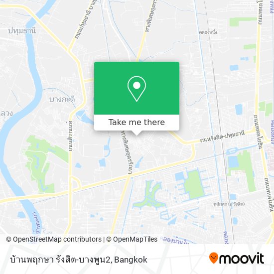 บ้านพฤกษา รังสิต-บางพูน2 map