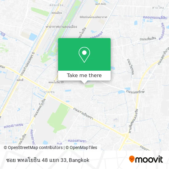 ซอย พหลโยธิน 48 แยก 33 map