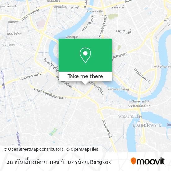 สถาบันเลี้ยงเด็กยากจน บ้านครูน้อย map
