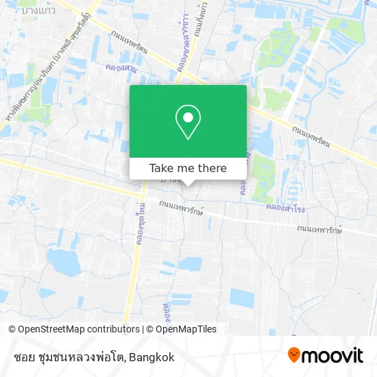 ซอย ชุมชนหลวงพ่อโต map
