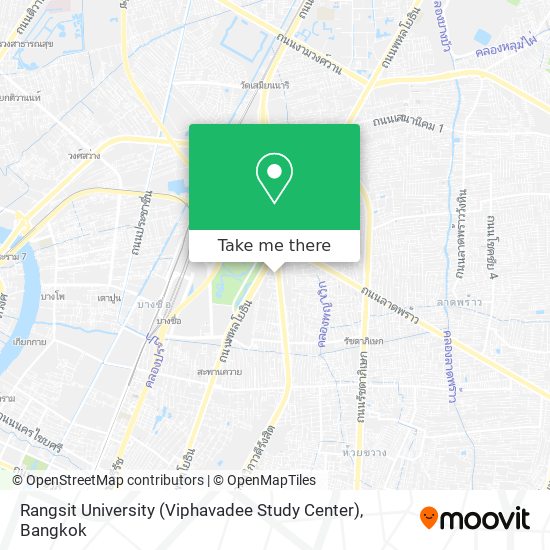 Rangsit University (Viphavadee Study Center) map