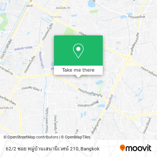 62 / 2 ซอย หมู่บ้านเสนานิเวศน์ 210 map