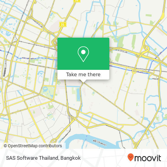 SAS Software Thailand map