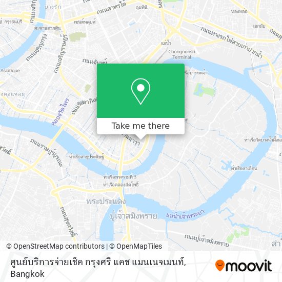 ศูนย์บริการจ่ายเช็ค กรุงศรี แคช แมนเนจเมนท์ map