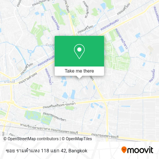 ซอย รามคำแหง 118 แยก 42 map