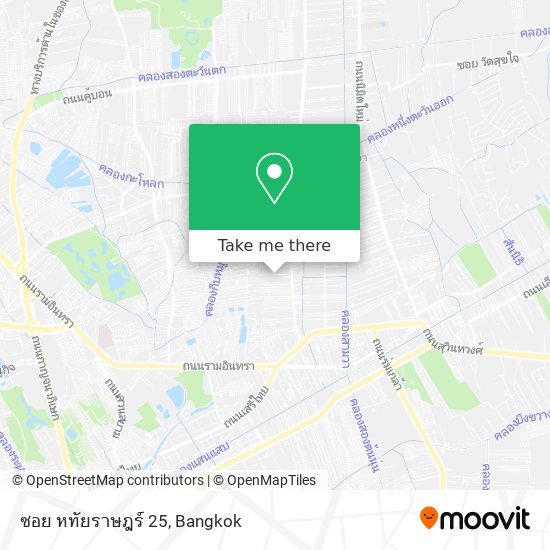 ซอย หทัยราษฎร์ 25 map