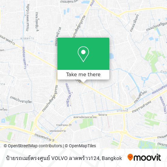 ป้ายรถเมย์ตรงศูนย์ VOLVO ลาดพร้าว124 map