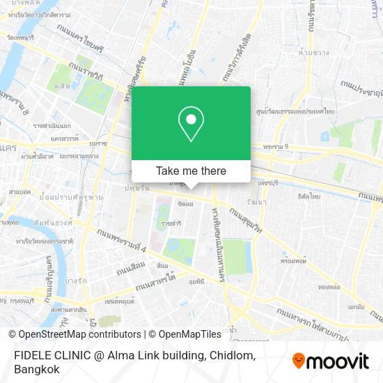 FIDELE CLINIC @ Alma Link building, Chidlom map