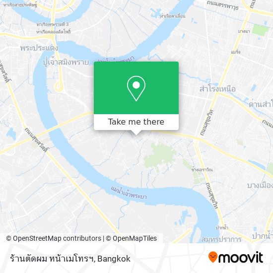 ร้านตัดผม หน้าเมโทรฯ map