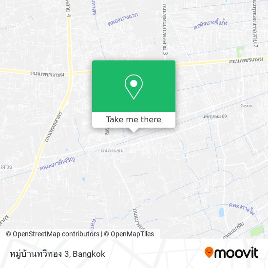 หมู่บ้านทวีทอง 3 map