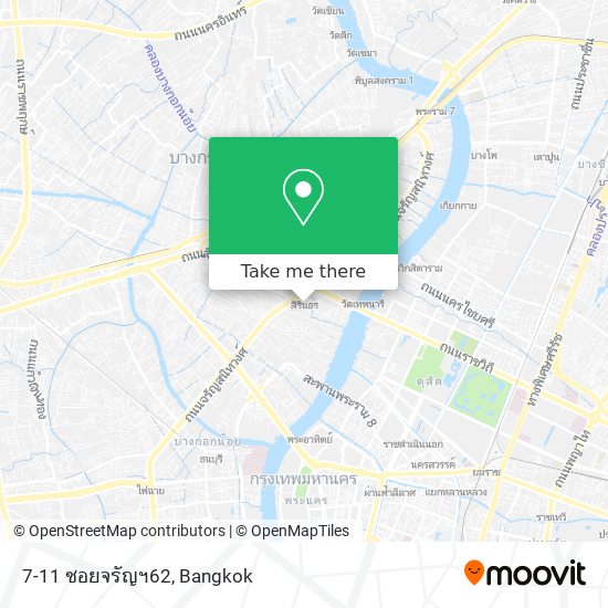 7-11 ซอยจรัญฯ62 map