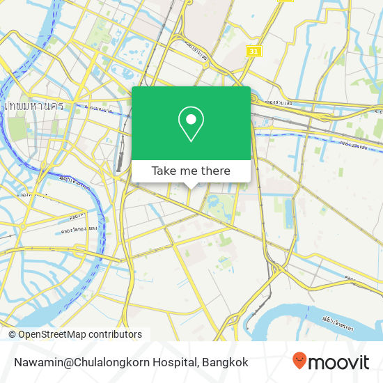 Nawamin@Chulalongkorn Hospital map