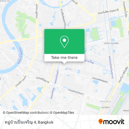 หมู่บ้านปิ่นเจริญ 4 map