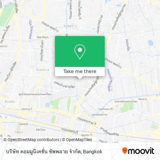 บริษัท คอมมูนิเคชั่น ซัพพลาย จำกัด map