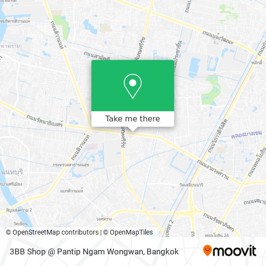 3BB Shop @ Pantip Ngam Wongwan map