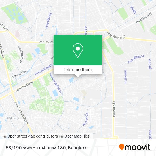 58/190 ซอย รามคำแหง 180 map