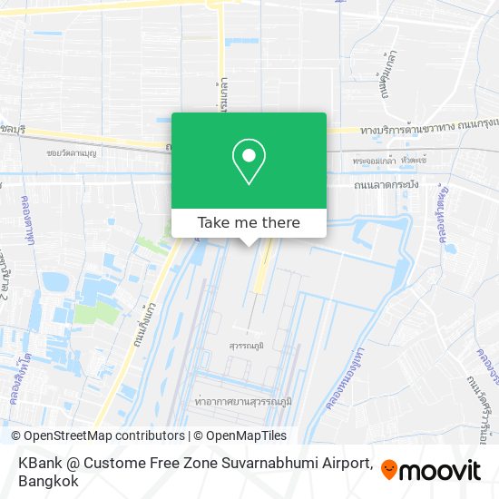 KBank @ Custome Free Zone Suvarnabhumi Airport map