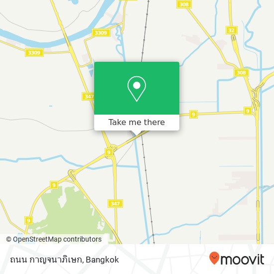 ถนน กาญจนาภิเษก map