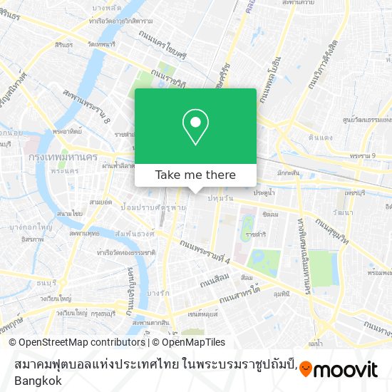 สมาคมฟุตบอลแห่งประเทศไทย ในพระบรมราชูปถัมป์ map