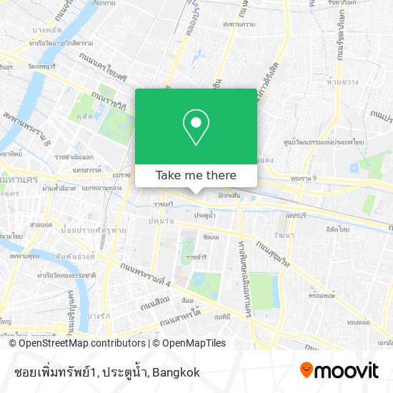 ซอยเพิ่มทรัพย์1, ประตูน้ำ map