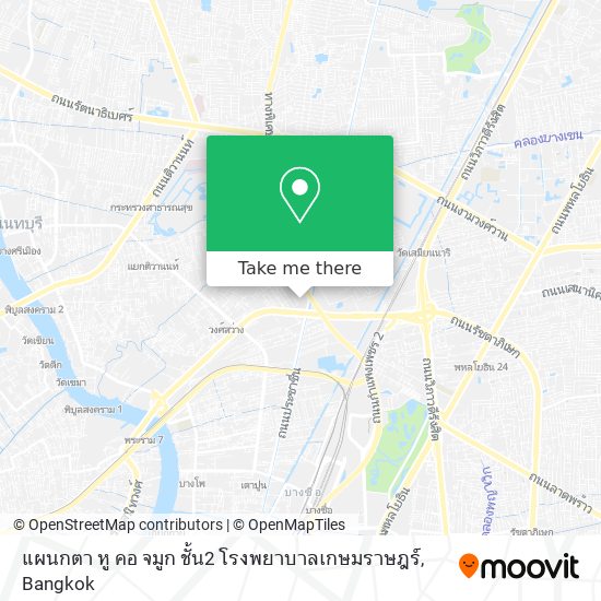 แผนกตา หู คอ จมูก ชั้น2 โรงพยาบาลเกษมราษฎร์ map