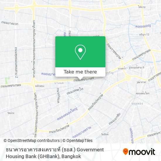 ธนาคารอาคารสงเคราะห์ (ธอส.) Government Housing Bank (GHBank) map