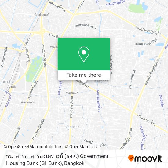 ธนาคารอาคารสงเคราะห์ (ธอส.) Government Housing Bank (GHBank) map