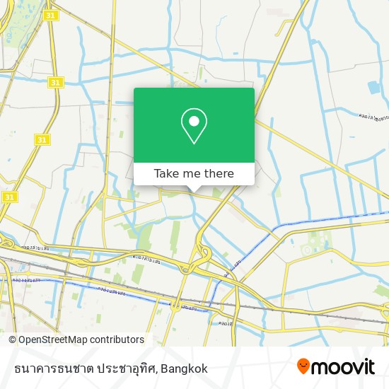 ธนาคารธนชาต ประชาอุทิศ map