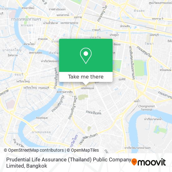 Prudential Life Assurance (Thailand) Public Company Limited map