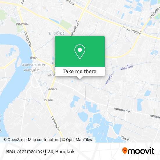 ซอย เทศบาลบางปู 24 map