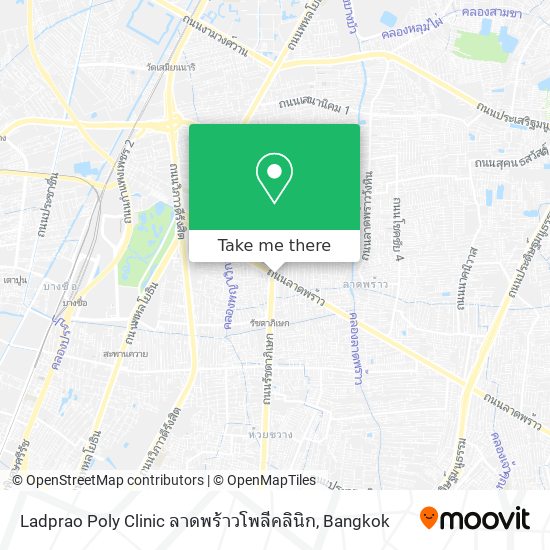 Ladprao Poly Clinic ลาดพร้าวโพลีคลินิก map